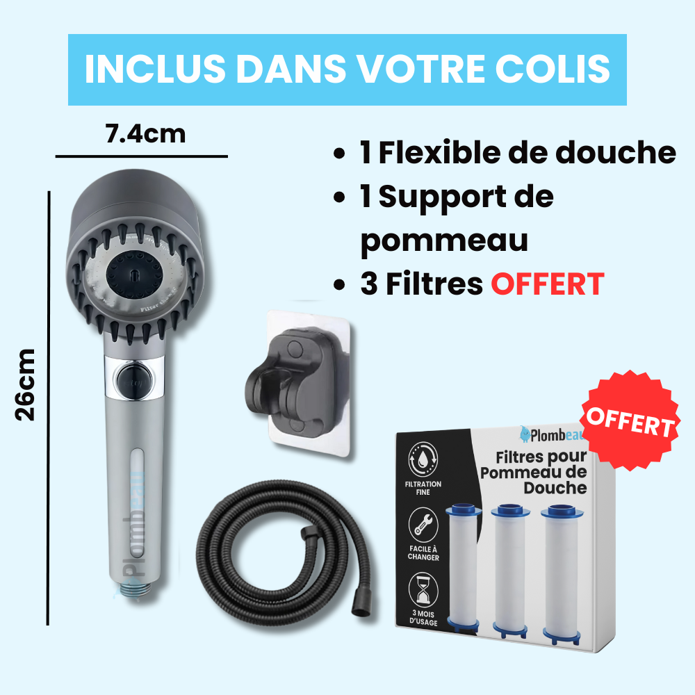 Pommeau de Douche Massant Économique