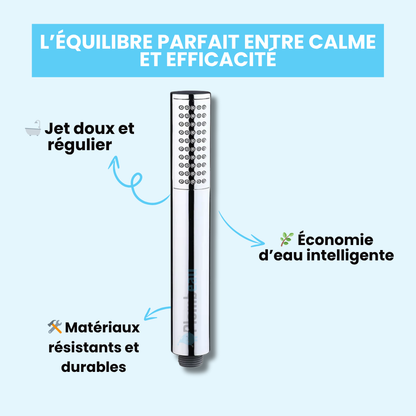 Pommeau de Douche Rond Chromé