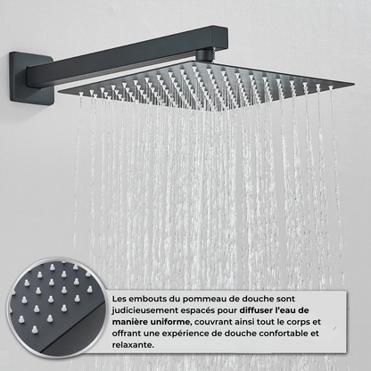 Colonne de Douche Noir 2 Voies