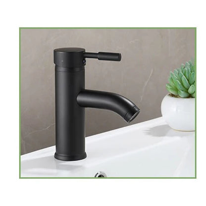 Robinet Vasque Noir Mat Élégant