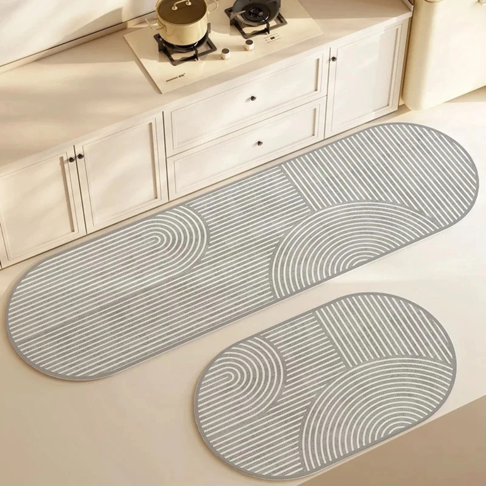 Tapis de Cuisine Chic Arrondi
