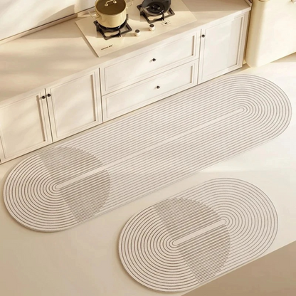 Tapis de Cuisine Chic Arrondi