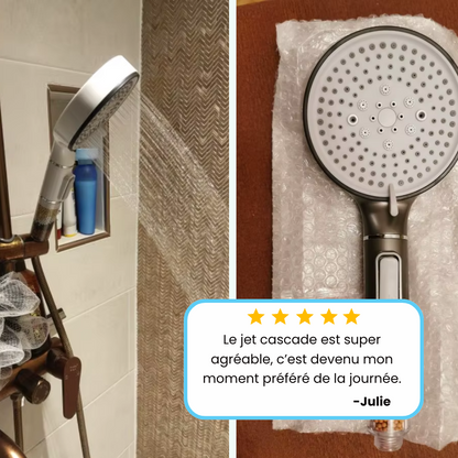 Pommeau de Douche Anti Calcaire Chrome
