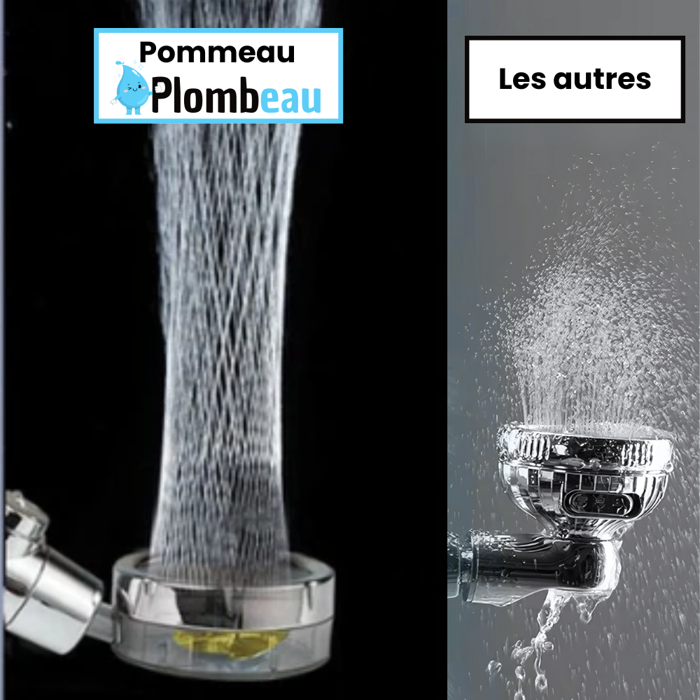 Pommeau de Douche à Pression Économique