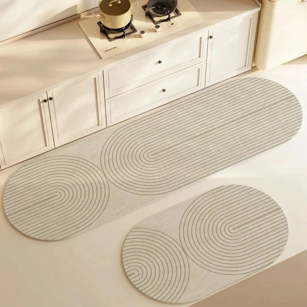 Tapis de Cuisine Chic Arrondi