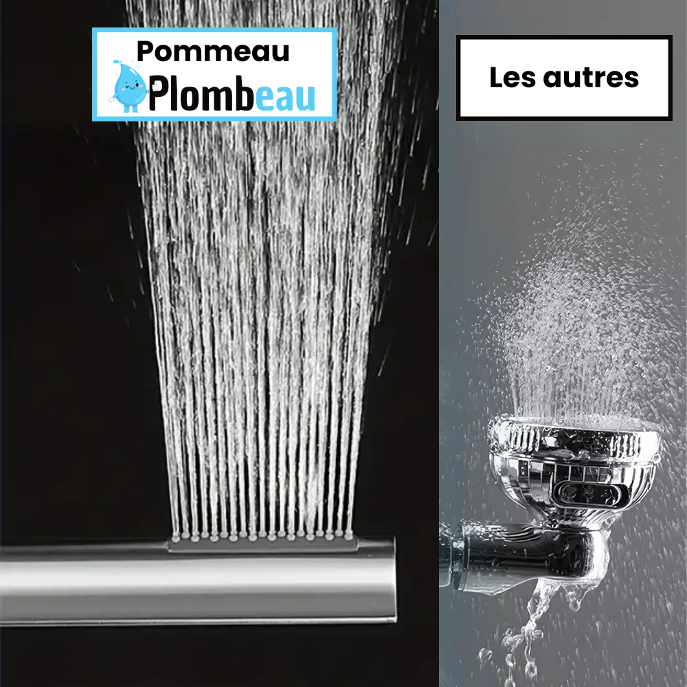 Pommeau de Douche Rond Chromé
