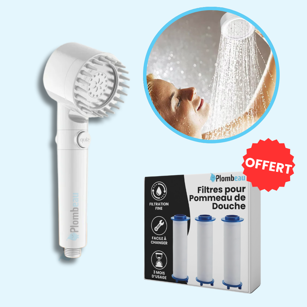 Pommeau de Douche Blanc