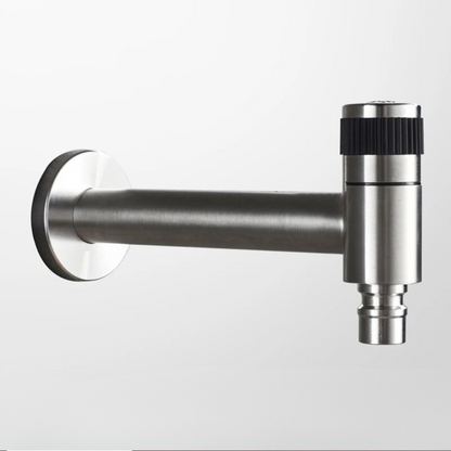 Robinet Jardin Extérieur en Chrome Élégant