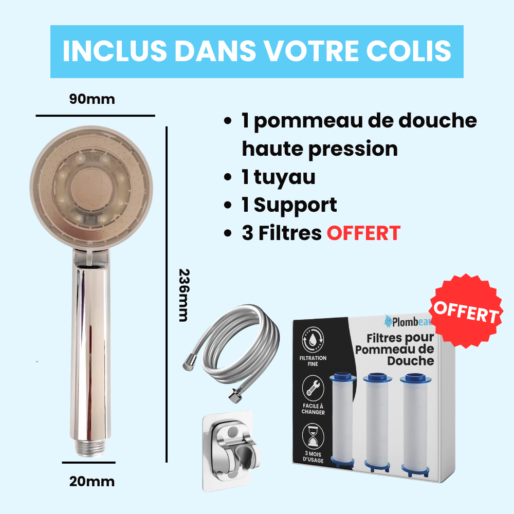 Pommeau de Douche LED