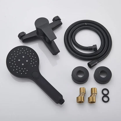 Robinet Baignoire Noir 3 Modes de Jets
