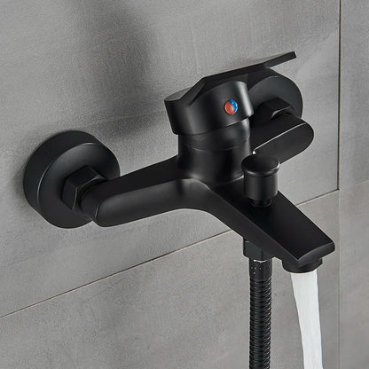 Robinet Baignoire Noir 3 Modes de Jets