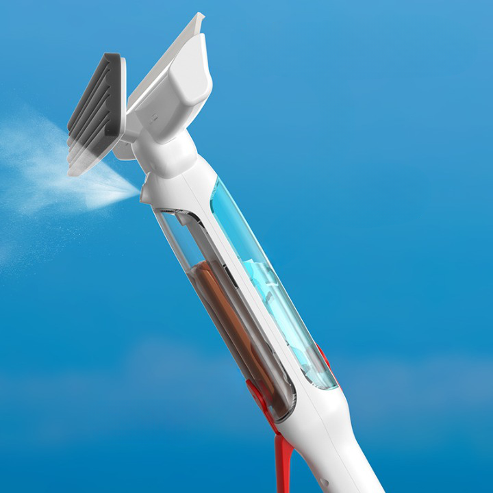 Nettoyeur de Vitres Double-Action Télescopique