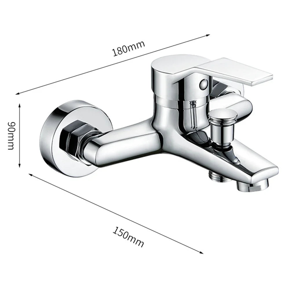 Mitigeur Pour Baignoire 2 Voies en Alliage de Zinc