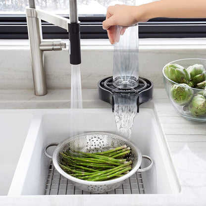Lave-Verre Automatique Nettoyage Ultra-Rapide (+Tuyau et Connecteur Offerts)