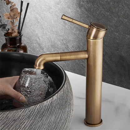 Robinet Pour Vasque Doré en Laiton