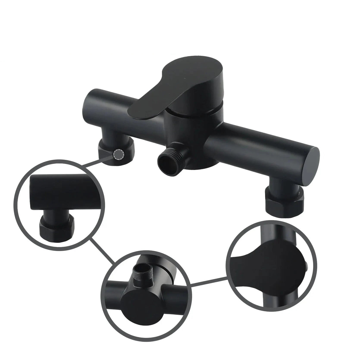 Mitigeur Douche Noir Classique