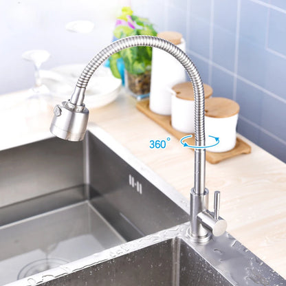 Robinet d'Eau Froide Flexible Cuisine en Acier Inoxydable