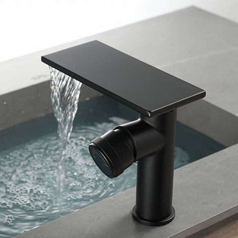 Robinet Cascade Salle De Bain Chrome en Laiton