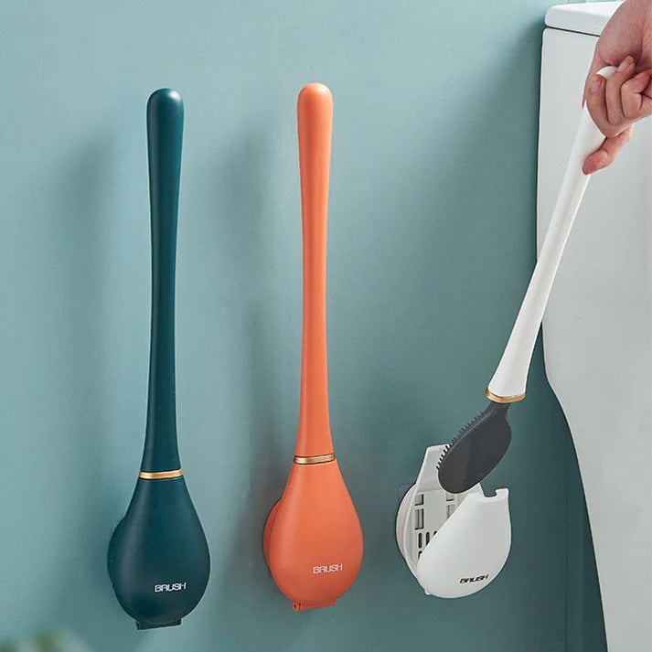 Brosse de WC élégante en Silicone