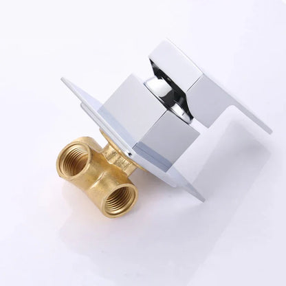 Mitigeur Lavabo Encastrable Effet Cascade Chrome