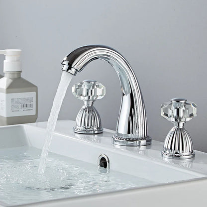 Robinet Lavabo 3 trous - Chrome