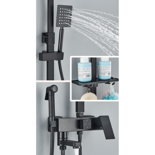 Pommeau de Douche 4-en-1 Moderne