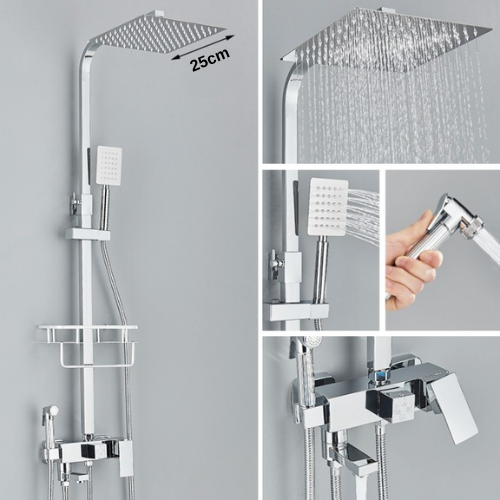 Pommeau de Douche 4-en-1 Moderne