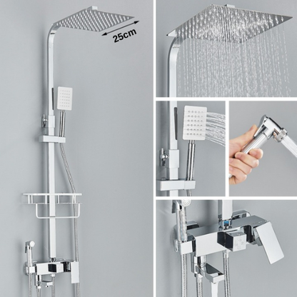 Pommeau de Douche 4-en-1 Moderne
