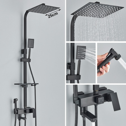 Pommeau de Douche 4-en-1 Moderne