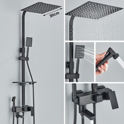Pommeau de Douche 4-en-1 Moderne