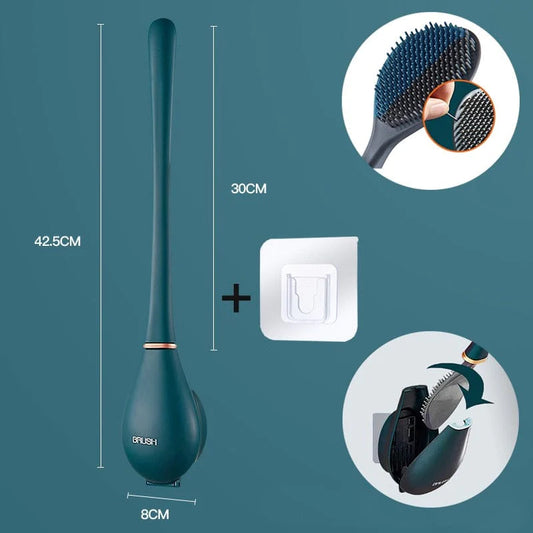 Brosse de WC élégante en Silicone